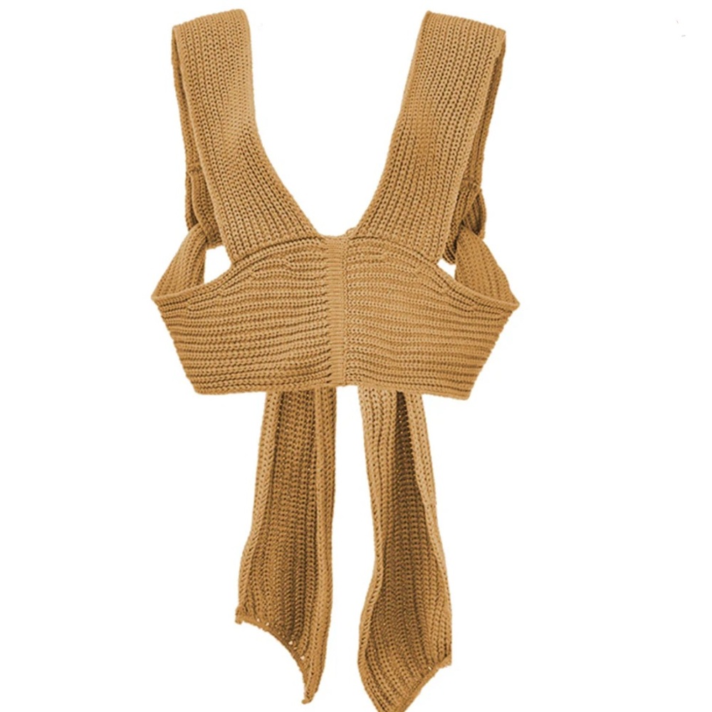 Knitted Multi Wear Crop Top